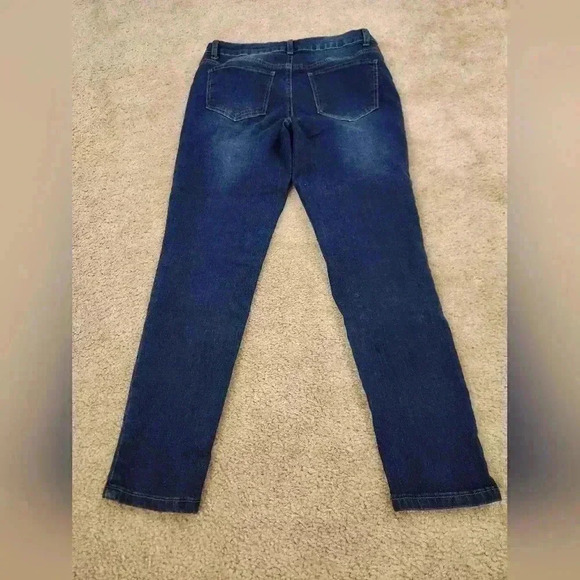 Vintage Viole Deniem Blue Jeans Womens Straight Leg Size 10P 31X26 #C57 - Picture 4 of 6